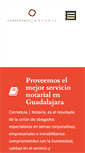 Mobile Screenshot of correduria-notaria.com